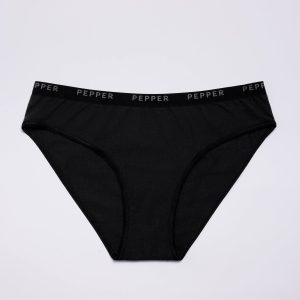 Supima® Cotton Bikini Black