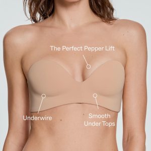 Boost Lift Up Strapless Bra Ecru